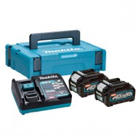 Makita 40V XGT Power Source Kit 2 x 2.0Ah Batteries + DC40RA Charger & MakPac Case £219.95